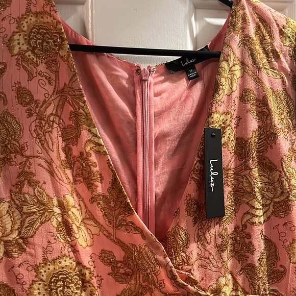 Lulus Medium Sparkly Pink and Gold Dress - Picture 6 of 7